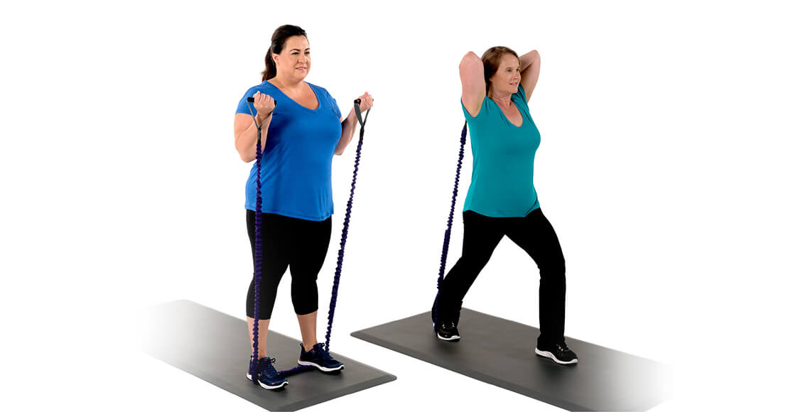 Bicep Curl and Triceps Extension w/ Resistance Band