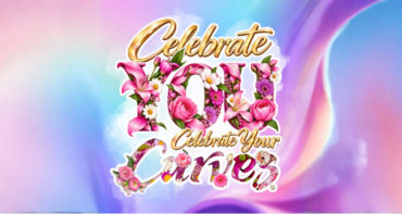 A promotional graphic set against a soft, abstract pastel background with swirls of blue, pink, and purple clouds. In the center, stylized gold and white text reads 