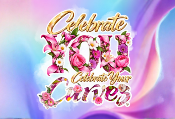 A promotional graphic set against a soft, abstract pastel background with swirls of blue, pink, and purple clouds. In the center, stylized gold and white text reads 